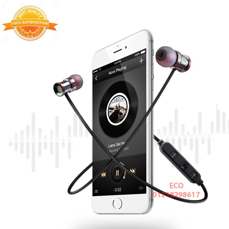 Tai nghe bluetooth Sport S8 Hai đầu nam châm âm thanh siêu Bass