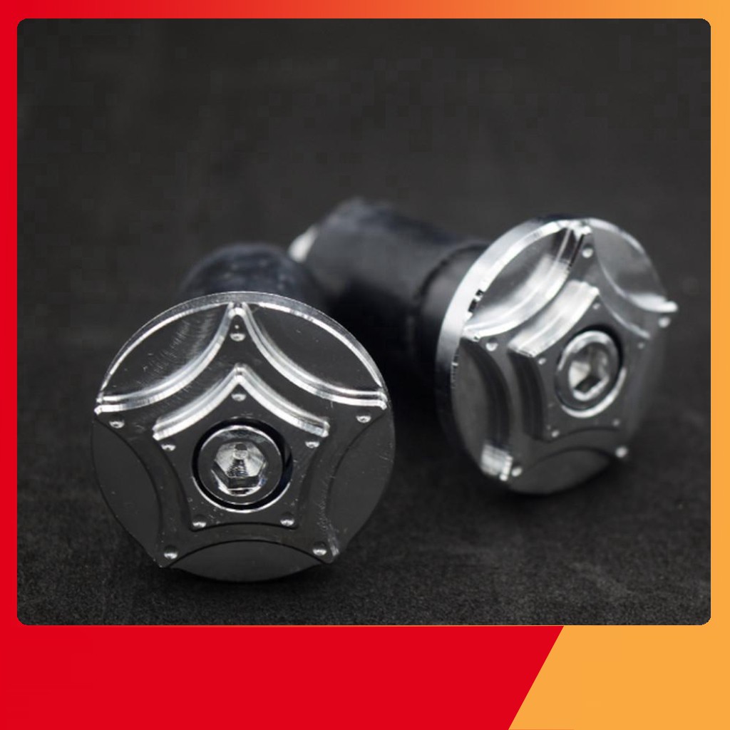 [XẢ KHO] Gù xe máy INOX CNC ngôi sao 2 tầng