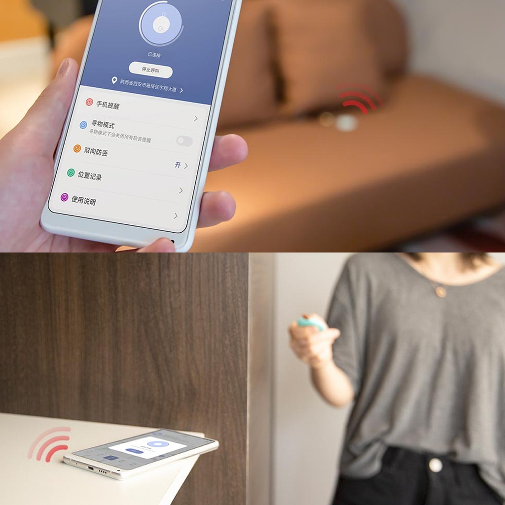 Xiaomi Youpin Thiết Bị Chống Thất Lạc Thông Minh  Ranres Smart Mini 10g Tìm Kiếm Hai Chiều Khoảng Cách 15m