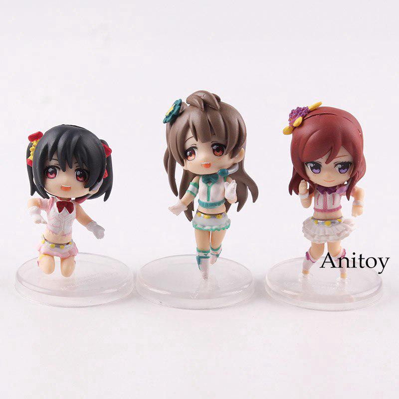 Bộ 3 mô hình nhân vật hoạt hình LOVE Live ! maki nico minami kotori