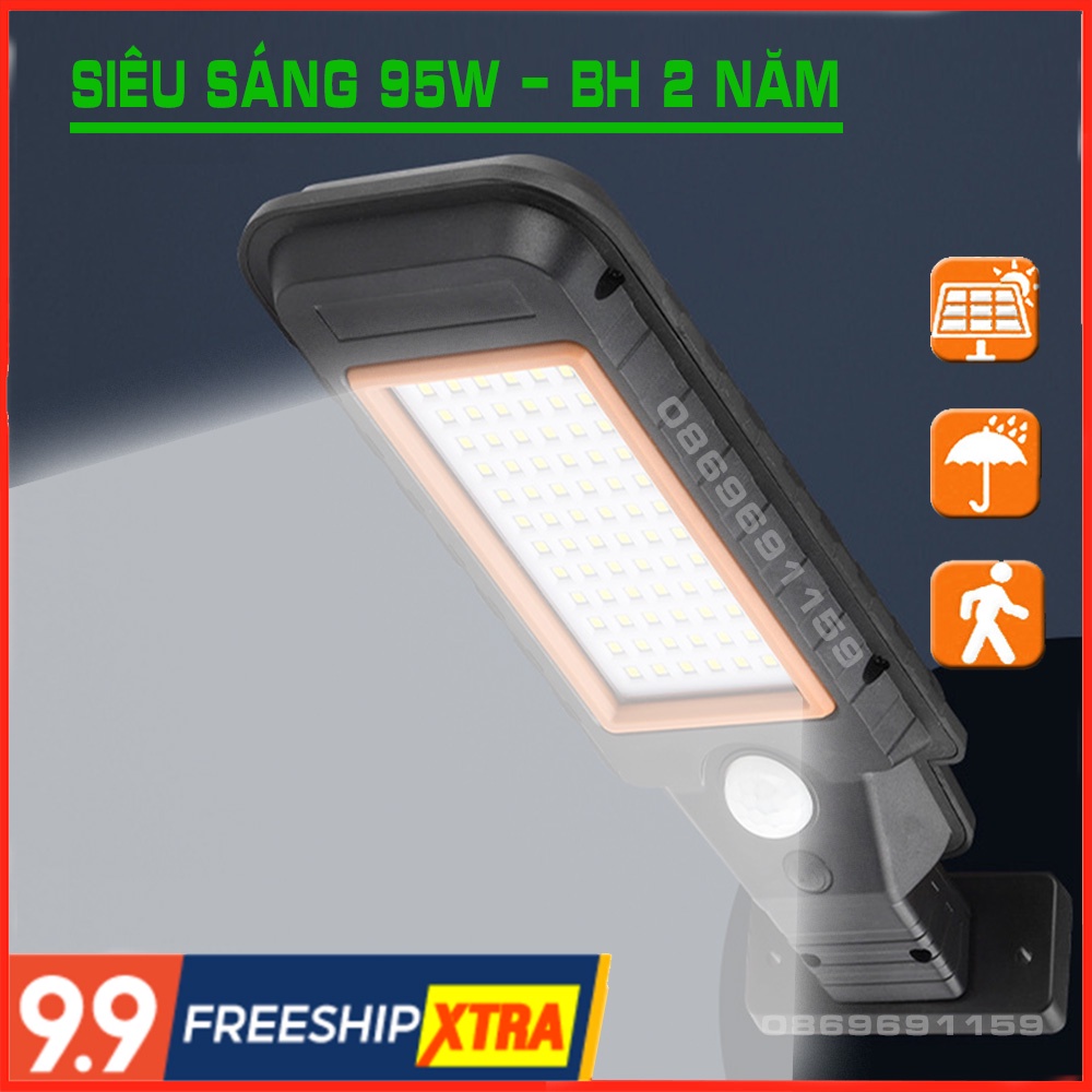 Đèn năng lượng mặt trời sân vườn solar light chống bão BH 12 tháng