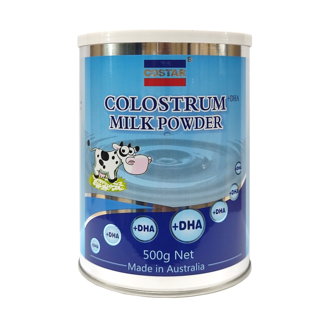 Sữa Non ĐỀ KHÁNG NHÂN ĐÔI BÉ KHỎE MẸ VUI - chứa DHA+IgG Costar Colostrum Powder Milk 500g
