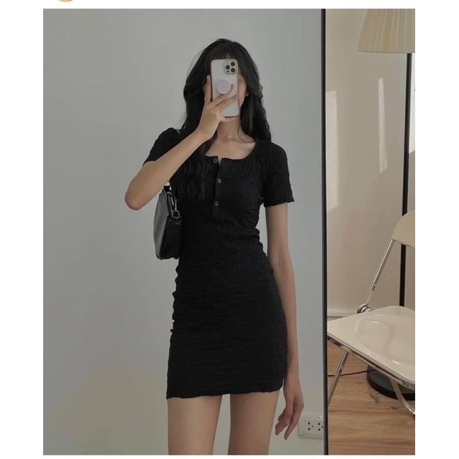 [SALE XẢ] Váy body nhún co giãn - Váy nữ body sang chảnh | BigBuy360 - bigbuy360.vn