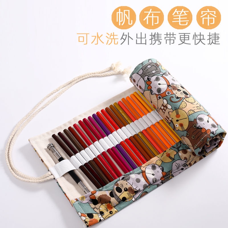 Bút màu marker◑bút chì màu hòa tan trong nước có thể tẩy xóa 12 màu, bút lông chì, bút màu vẽ tay 48 Học sinh tô màu 72