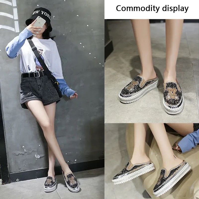 Giày Lười Đính Đá Thời Trang Dành Cho Nữ 528 Liu + | BigBuy360 - bigbuy360.vn