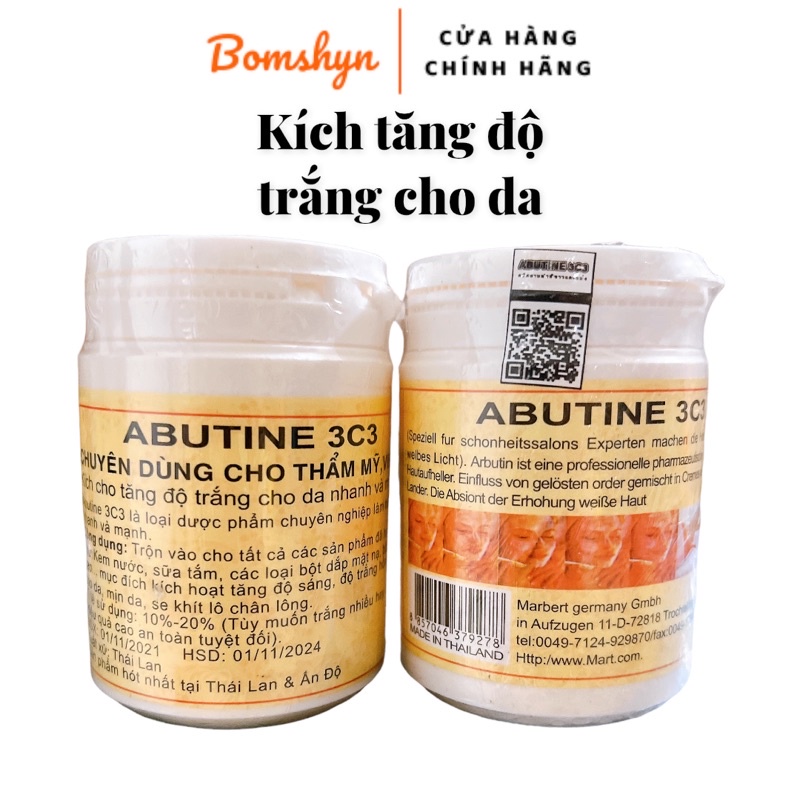 Kem Dưỡng Kích Trắng Abutine 3c3 200g