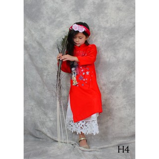 ÁO DÀI BÉ GÁI SIZE 6 ĐẾN SIZE 10 TUỔI