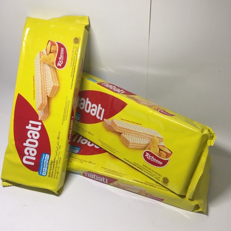 Bánh xốp nabati 130G vị phô mai, socola