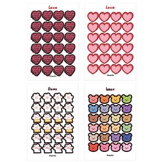 Set 120 Miếng Dán Trang Trí Dễ Thương