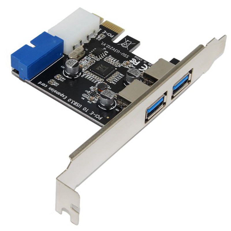 Bảng Điều Khiển 2 Cổng Pci Express Usb 3.0 Có Thẻ Điều Khiển 4pin 20 Pin | BigBuy360 - bigbuy360.vn
