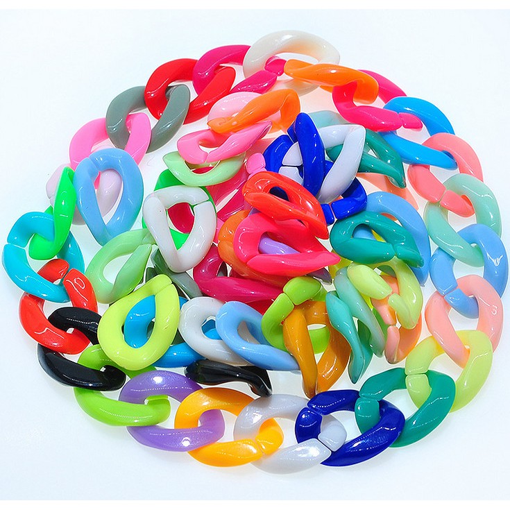 Set 30 phụ kiện làm trang sức nhiều màu sắc