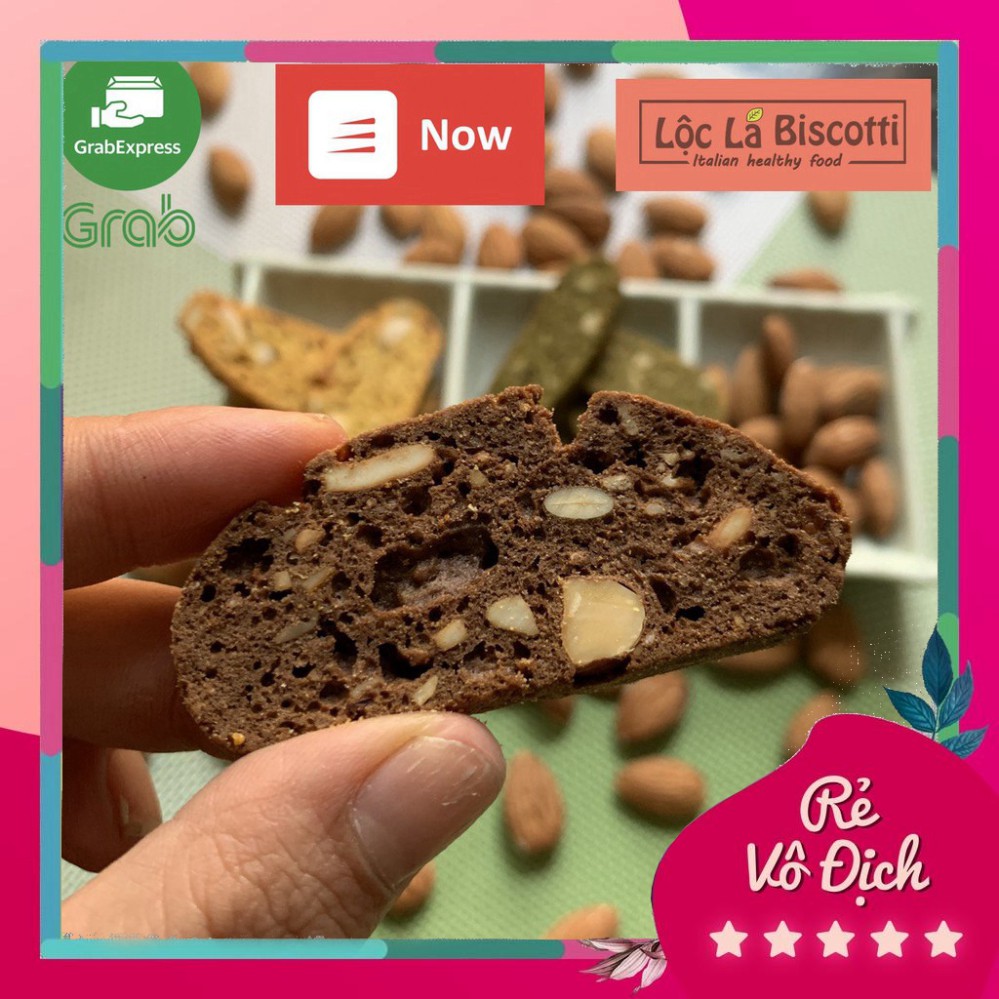 Sale 500gr Biscotti mix vị Healthy 100% bột nguyên cám , Bạn chọn vị nào hãy ghi chú cho shop khi đặt đơn