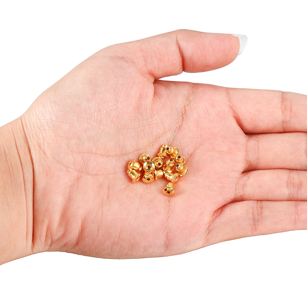 St.kunkka Set 800 chấu khuyên tai dạng hạt và nút chụp tự làm trang sức