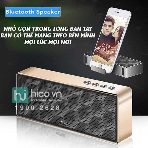 Loa bluetooth AIDU F5 chính hãng , có khay bật ra làm giá đỡ đt nghe nhạc xem film cực tiện lợi