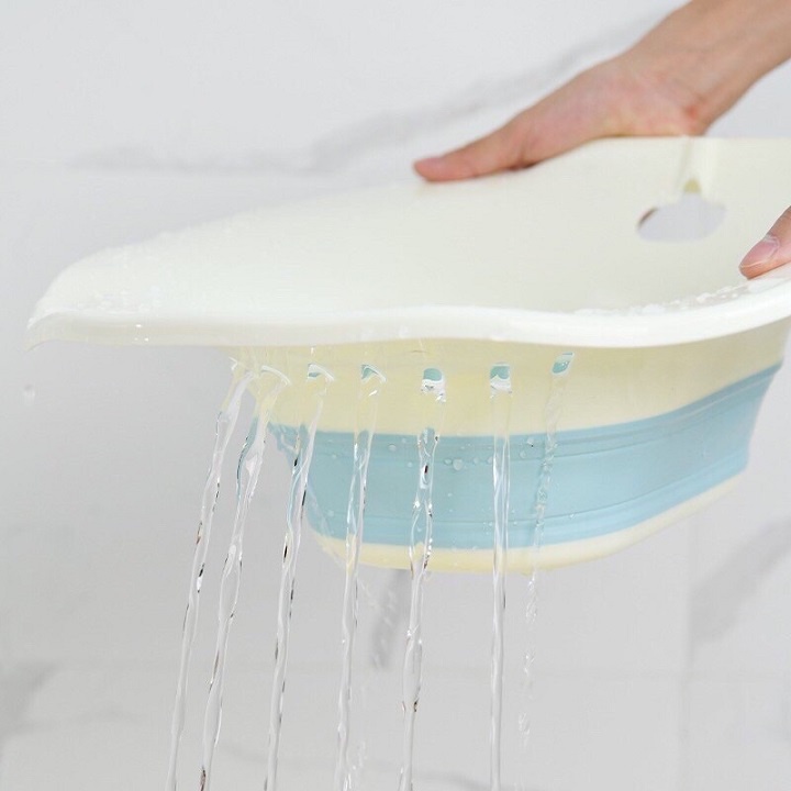 Chậu xông/Bô xông/Bồn xông vùng kín sau sinh có thể gấp gọn kèm vòi xịt