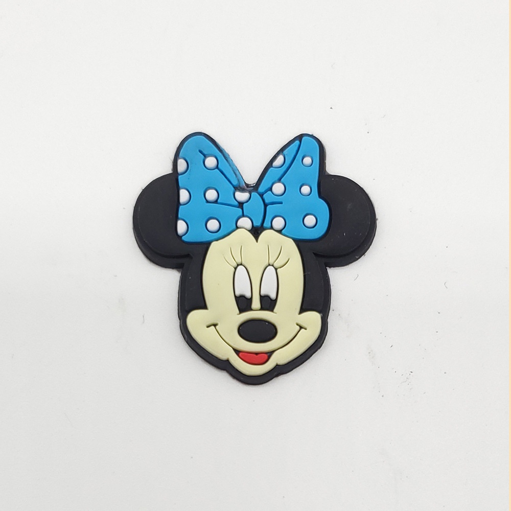 Jibbitz / sticker Phụ Kiện Trang Trí Giày Crocs Hình Chuột Mickey Minnie Đáng Yêu