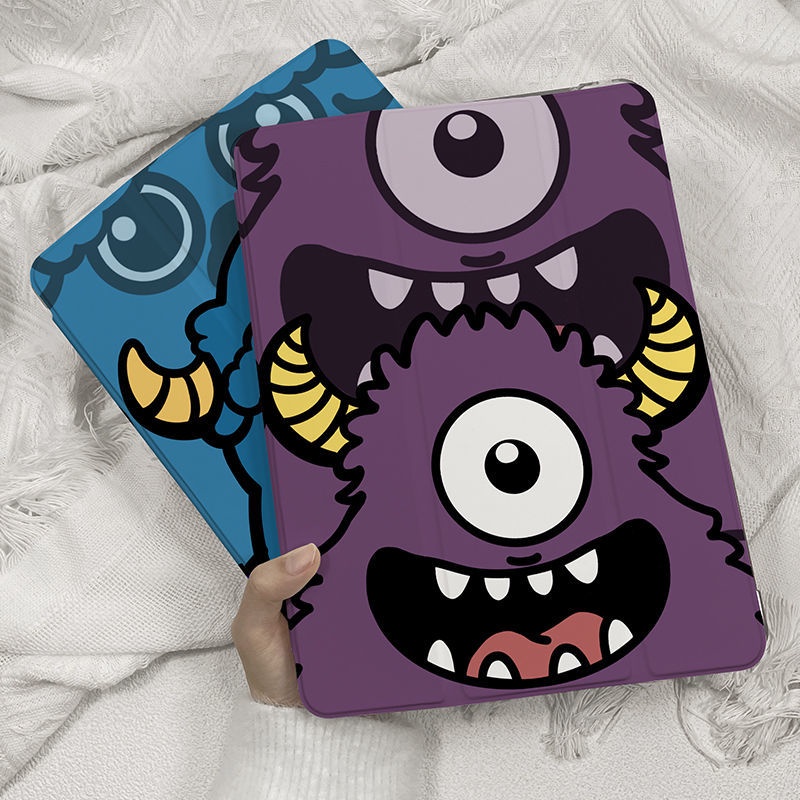 Bao Da Máy Tính Bảng Họa Tiết Cậu Bé Mắt To Cho Ipad 9 5 / 6 / 7 / 8 / 9th Gen Mini4 / 5 / 6 Air1 / 2 / 3 / 4 / 5 Pro 10.5 '' 11 '' 12.9 '' 2018 2020 2021