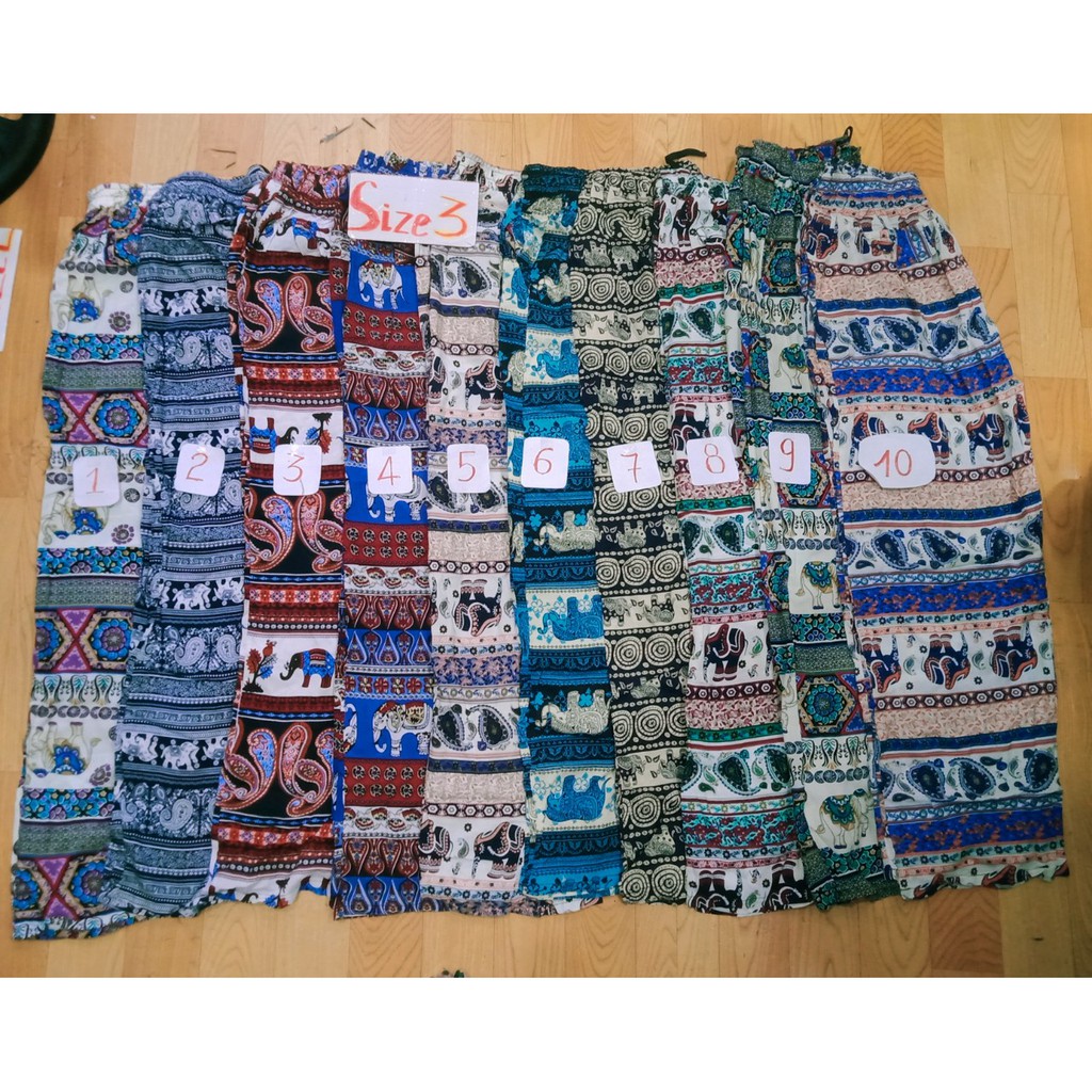 [Combo sỉ] 3 quần alibaba lanh Thái, ống đứng (được chọn màu) | BigBuy360 - bigbuy360.vn