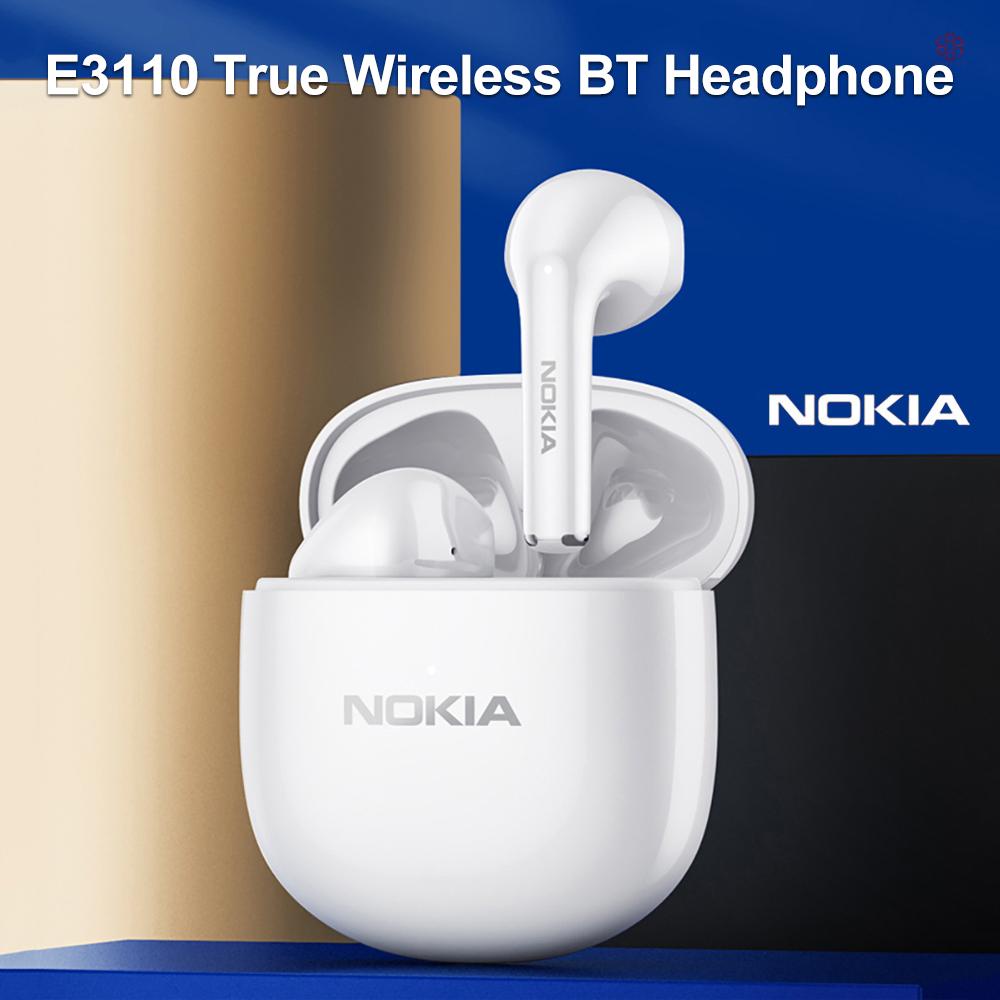 Tai Nghe Bluetooth 5.1 Nhét Tai Không Dây Có Chip Cảm Ứng Điều Khiển Từ Xa Màu Đen Cho NOKIA E3110