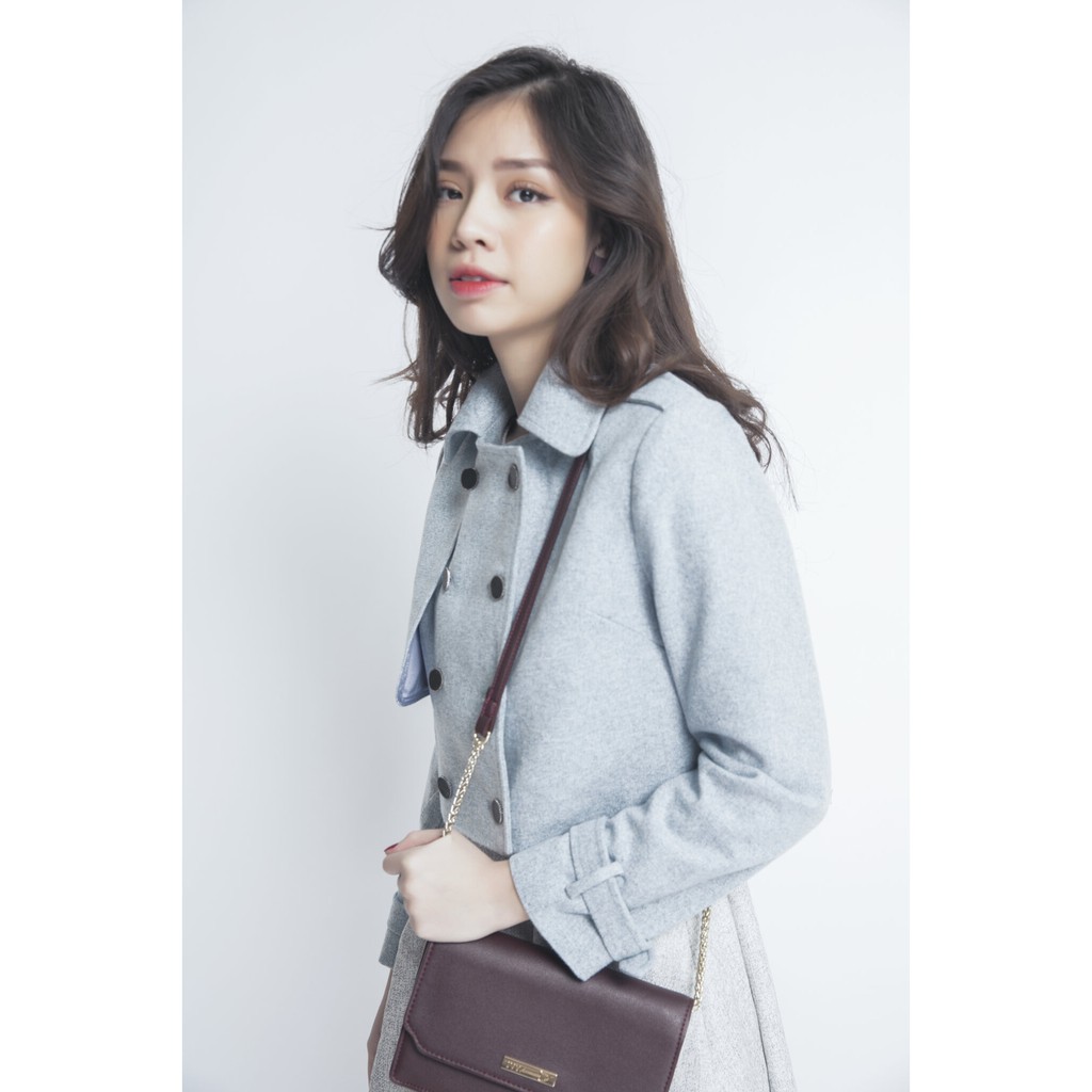 Áo vest dạ dáng ngắn nữ IVY moda MS 67B6857 | BigBuy360 - bigbuy360.vn