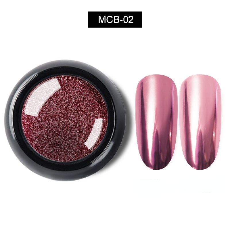 Bột màu làm móng MISSCHEERING QT0224 trang trí nghệ thuật hiệu ứng gradient ánh bạc