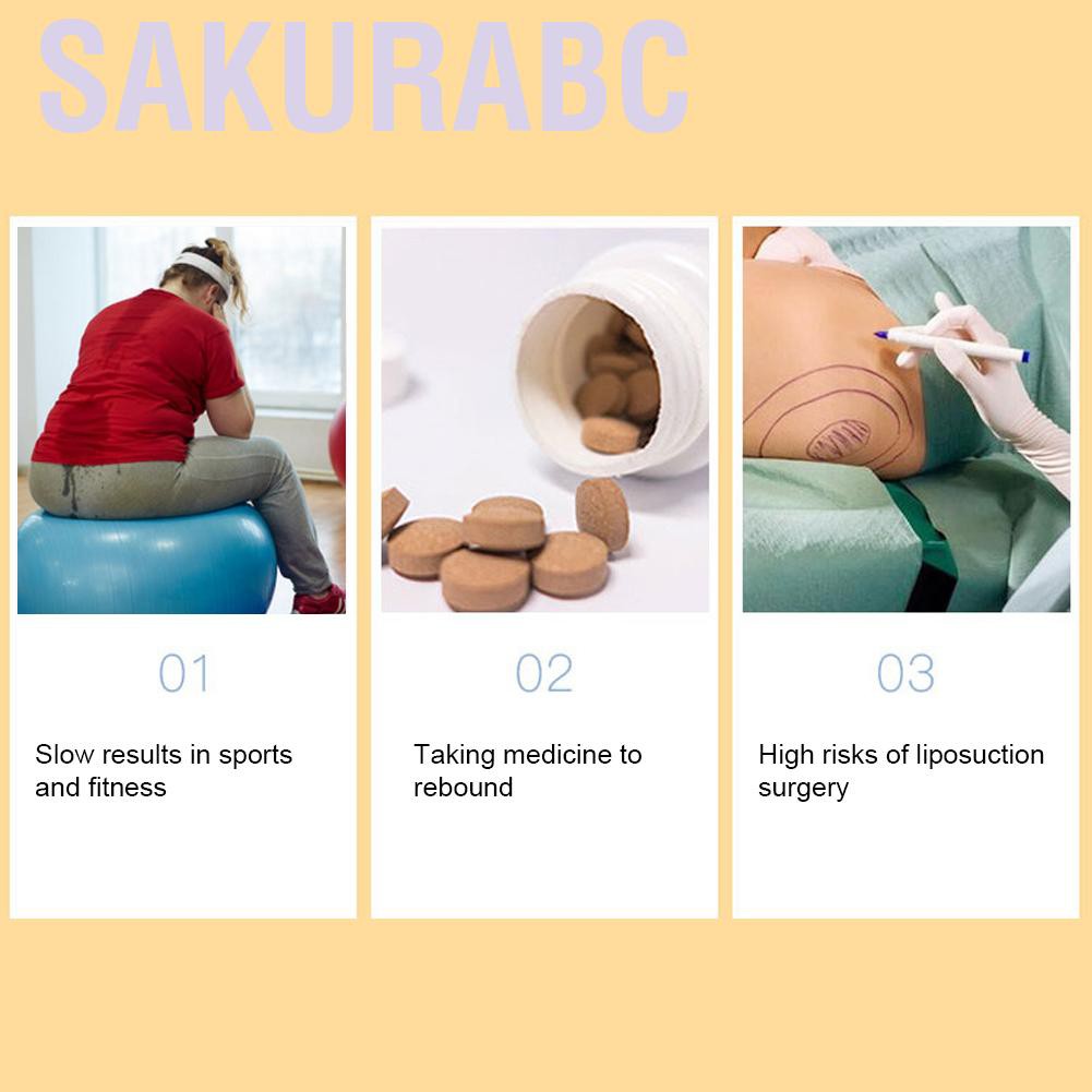 Sakurabc Body Slimming Cream Fat Burning Lose Weight Anti Cellulite Shaping Firming 50g