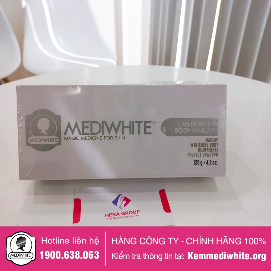 Kem Trang Điểm Toàn Thân Body Medi White Chính Hãng - Medi Body Makeup - Kem Trang Điểm Trắng Da Toàn Thân Medi White