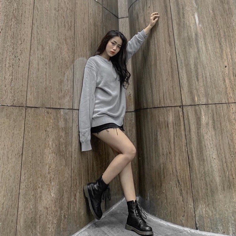 sẵn/ GIÀY DA đế kếp | 😆 dr giống Jennie blackpink 💙 giày oxford sẵn (ĐẶT GIAO LUÔN) boot cao cổ | BigBuy360 - bigbuy360.vn