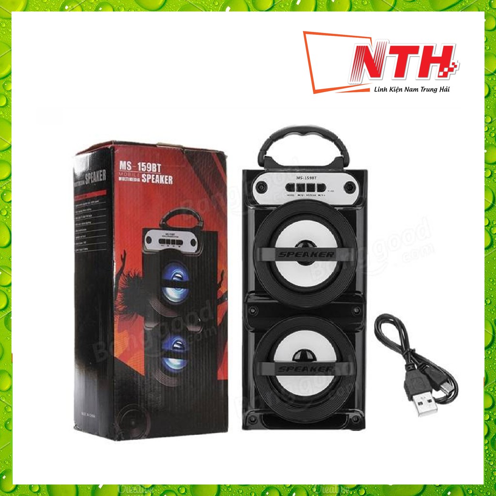 Loa gỗ Bluetooth xách tay MS-159BT