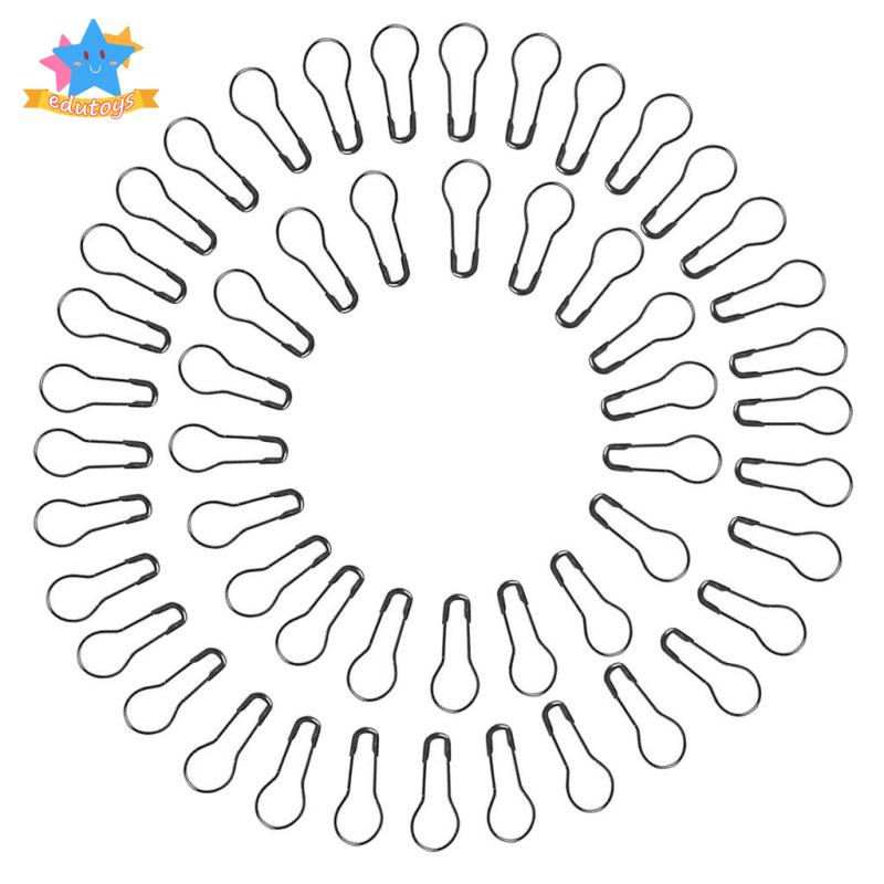 Set 1000 Ghim Cài An Toàn Bằng Kim Loại Dài 22mm Màu Đen