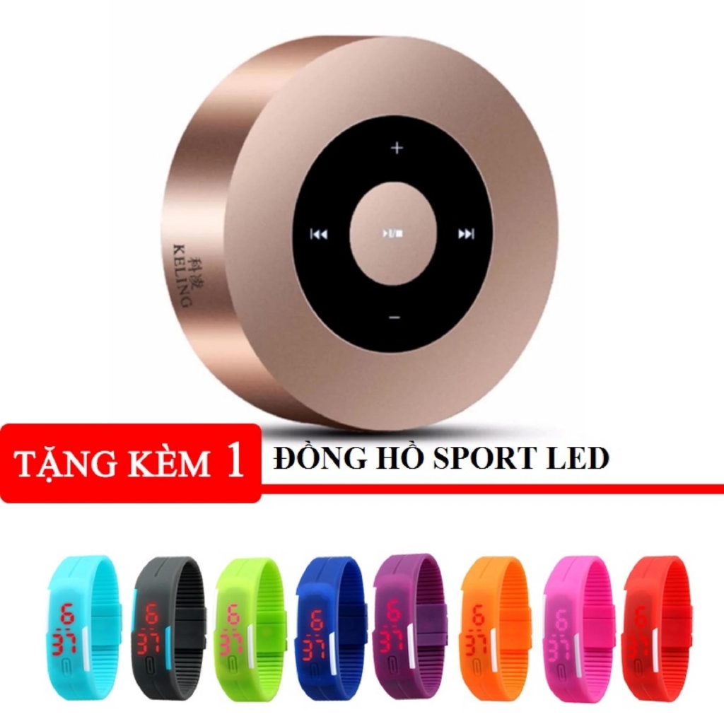 Loa Bluetooth Trần Gia Keling A8 Tặng kèm đồng hồ sport led -gift1 dc2382
