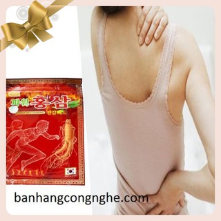Cao dán sâm đỏ hàn quốc cao cấp 20 miếng/gói