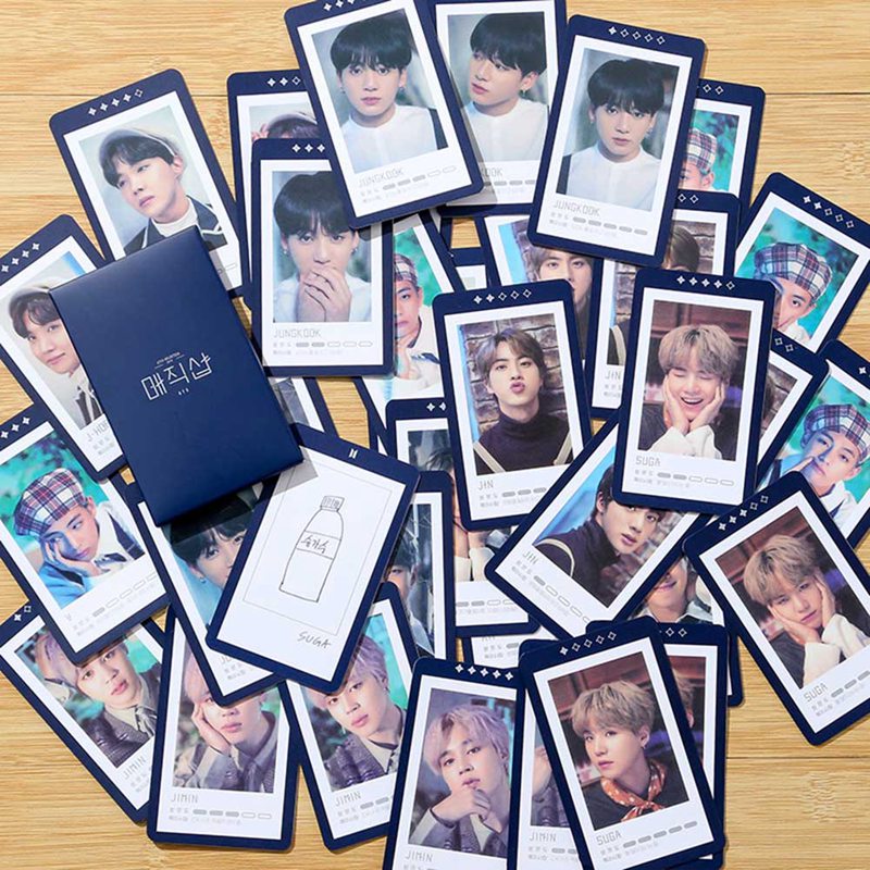 5PCS BTS 5TH MUSTER MAGIC SHOP Photocards Official Same Lomo Cards JK JJIMIN