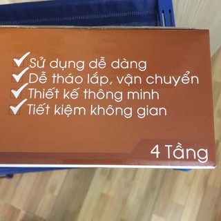 KỆ ĐỂ GIÀY 4 TẦNG CHEFMAN CM-214