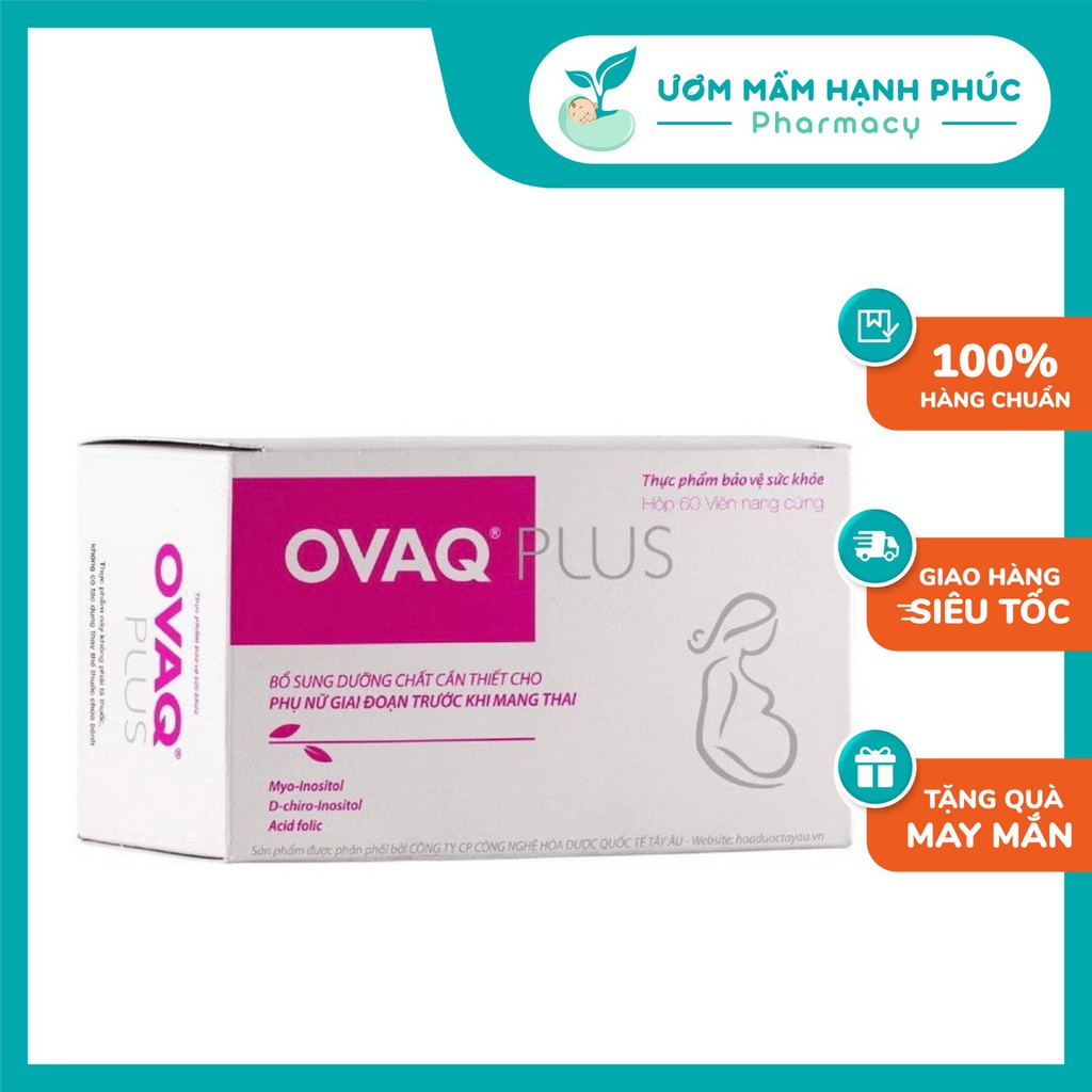 OvaQ Plus  bổ trứng, tăng thụ thai tự nhiên, hỗ trợ vô sinh hiếm muộn