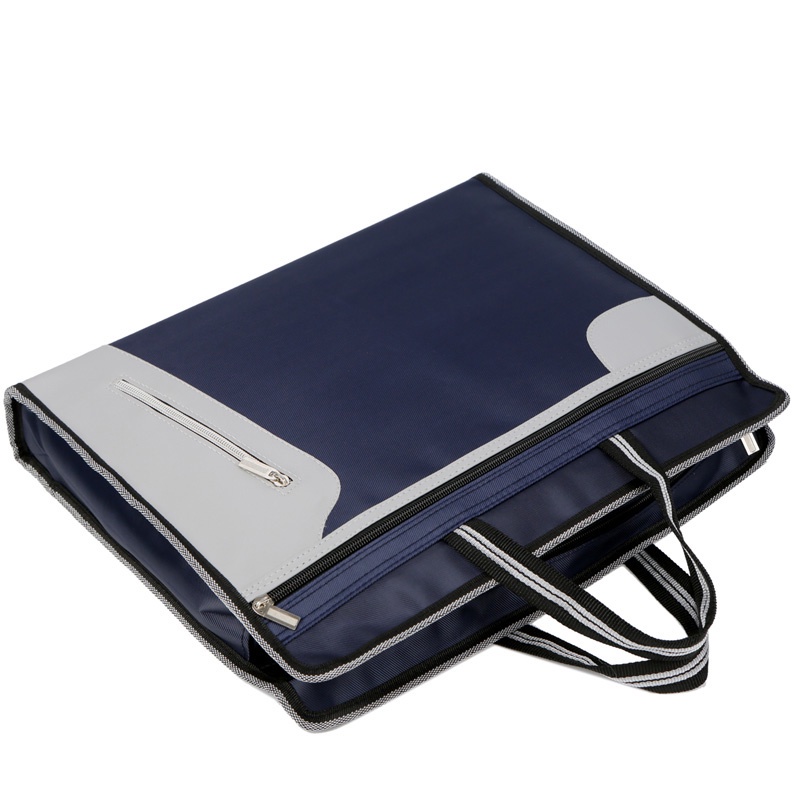 Túi đựng tài liệu bằng vải Canvas cỡ lớn có khóa kéo tiện dụng cho nam | BigBuy360 - bigbuy360.vn