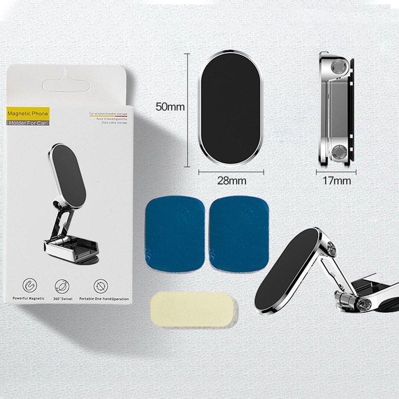 360° Giá Đỡ Điện Thoại Từ Tính Gắn Xe Hơi Đa Năng Cho iPhone Và Android