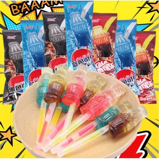 kẹo mút chai coca phát sáng