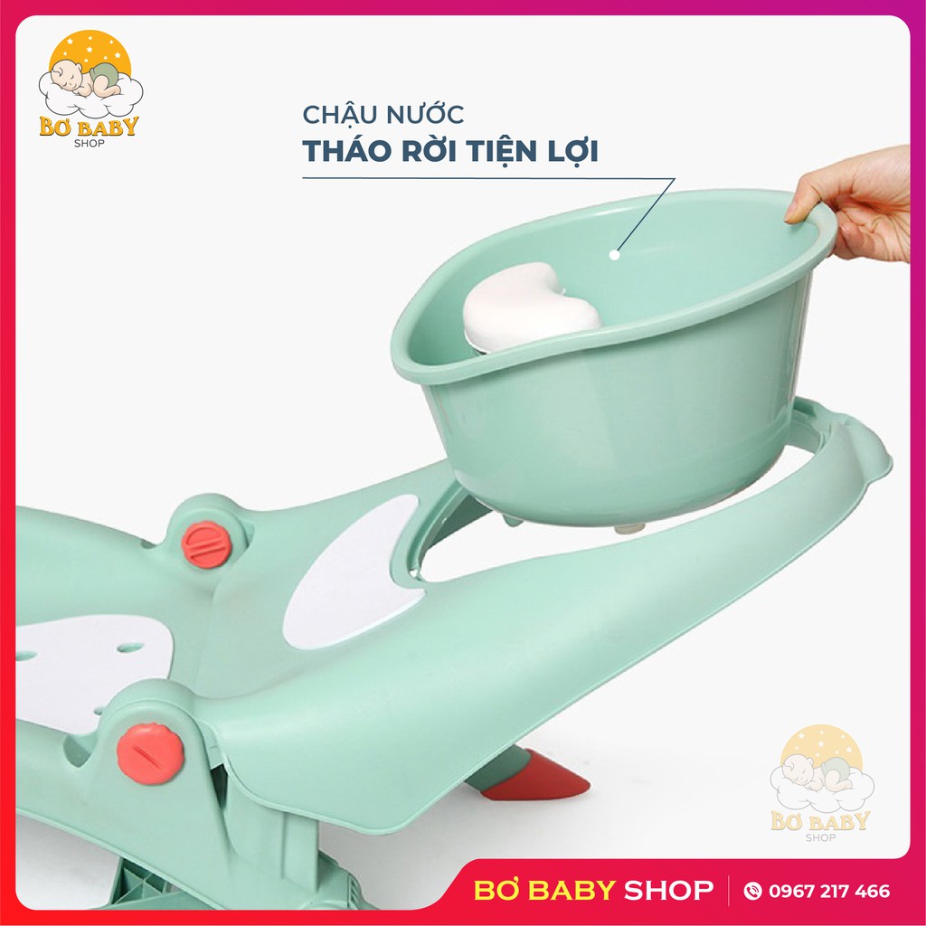 GHẾ GỘI ĐẦU, Ghế Tắm Cho Bé, Giường Tắm Cao Cấp Tiện Lợi Nhỏ Gọn. Hàng Chính Hãng Bảo Hành 24 Tháng