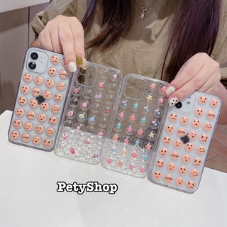 Ốp dẻo trong nút hình iphone 11-11 pro max-12/12 pro-12 pro max-13/13 pro-13 pro max