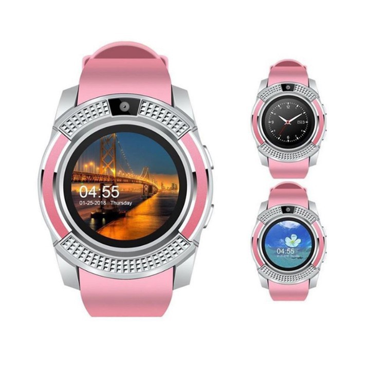 (⚡️ FREESHIP TOÀN QUỐC⚡️)  Đồng hồ thông minh V8 - Smart watch gắn sim độc lập