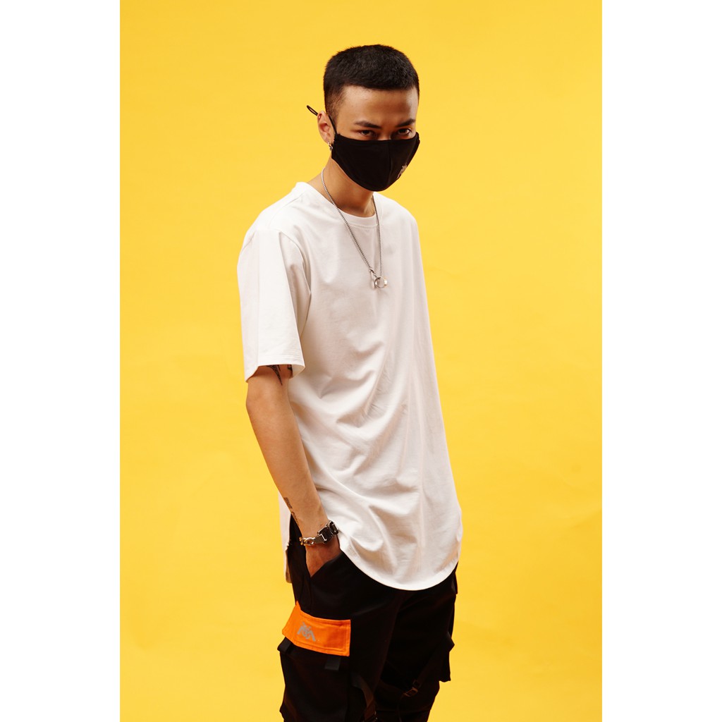 Áo Thun MYO Vạt Bầu 2 ZIP Trắng | BigBuy360 - bigbuy360.vn