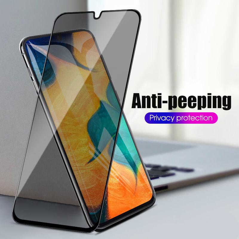 Kính cường lực bảo vệ màn hình chống nhìn trộm cho Samsung Galaxy A80 A70 A60 A50 A40 A30 A20 A10