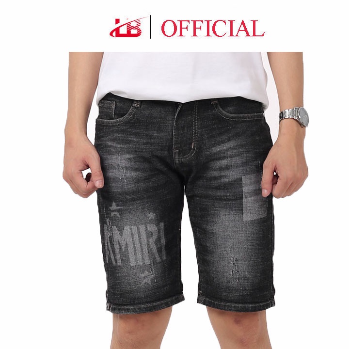 Quần short jean nam LB chất jean cotton co giãn tốt,phom body, trẻ trung, cá tính SHBBS5-5048 - Hàng nhập khẩu