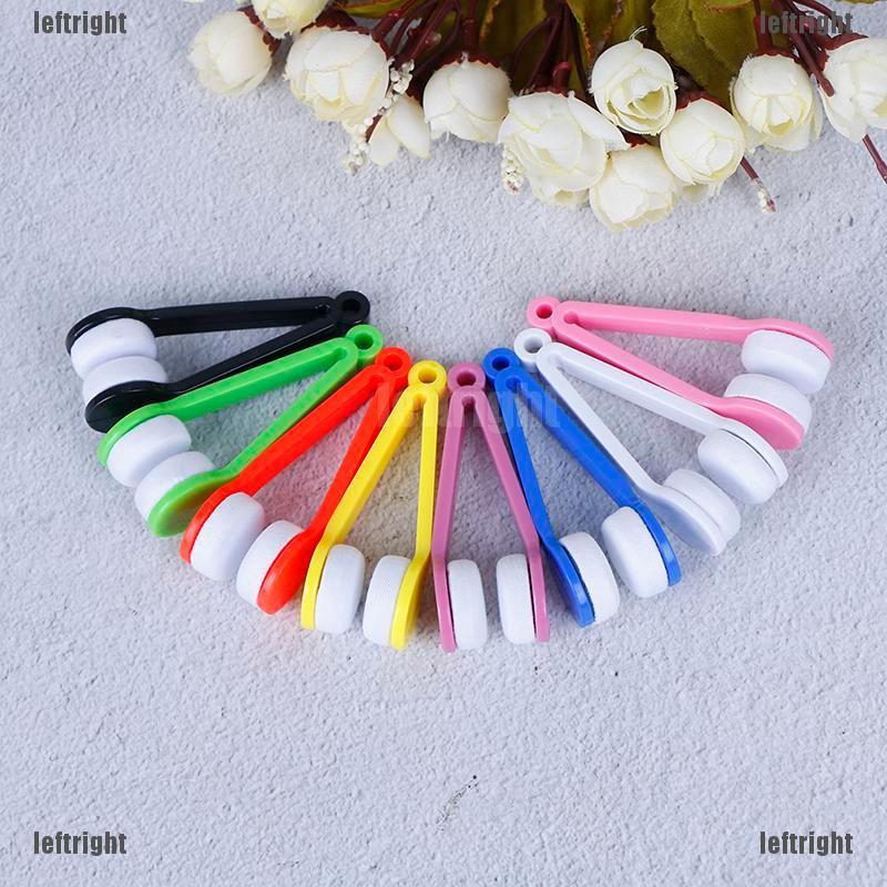 GIÁ RẺ1PC Sun Glasses Eyeglass Brush Clean Tool Microfiber Spectacles Cleaner Brush