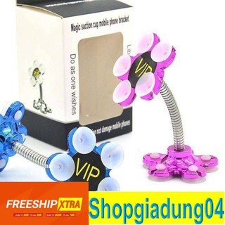 Giá đỡ điện thoại để bàn ❤️CAM KẾT CHẤT LƯỢNG❤️Giá hút chân không hình hoa mai nhỏ xinh