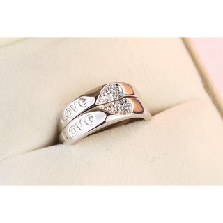 Nhẫn đôi - Nhẫn đôi nam nữ - Nhẫn cặp đôi bạc 925 [TS.ND.LOVE]