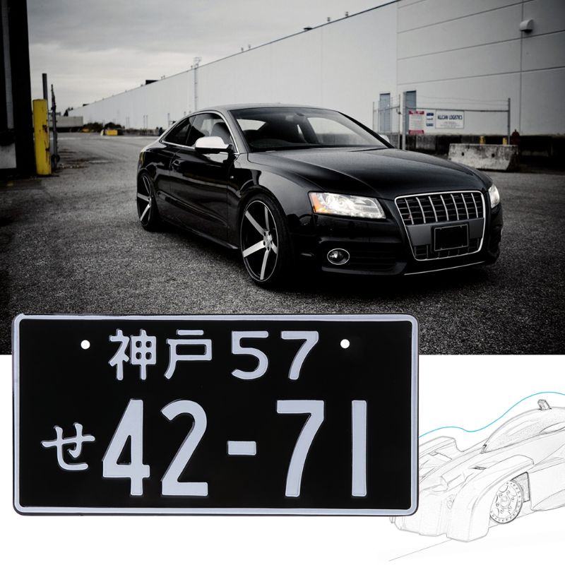 Biển Số Xe Bằng Nhôm Phong Cách Nhật Bản Chất Lượng Cao