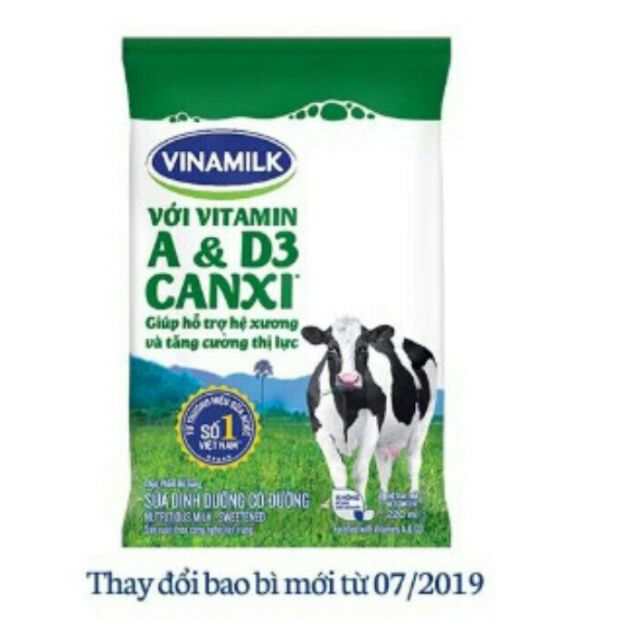 Combo 10 sữa bịch vinamilk 220ml