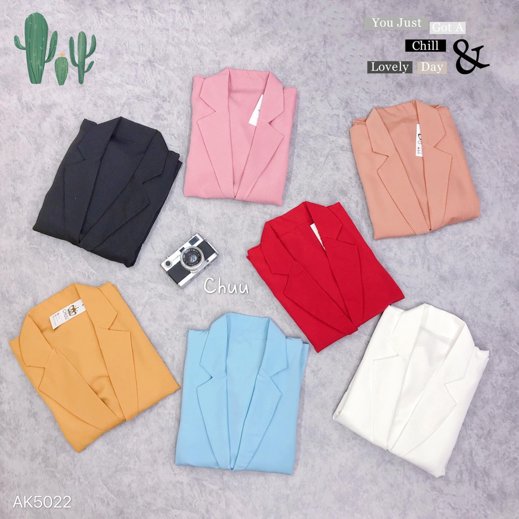 [Mã FASHION10KP giảm 10K đơn 50K] Áo Vest Nữ Công Sở Trơn CHUU AK5022 | BigBuy360 - bigbuy360.vn